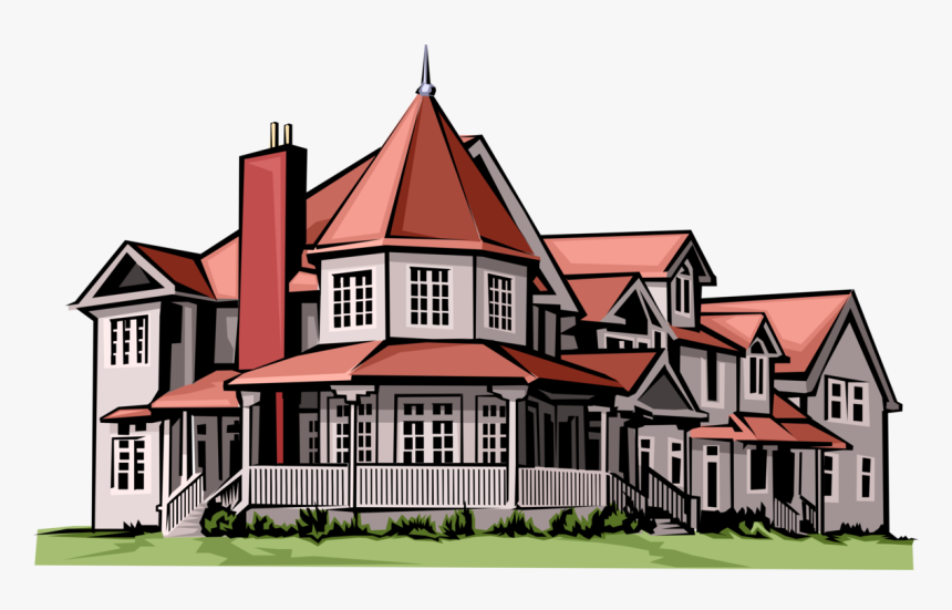 Vector Illustration Of Large Country Home Residence - Socialism For The Rich, HD Png Download, Free Download