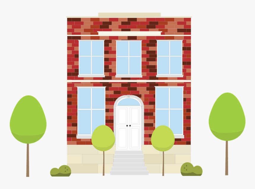 Vector Brick Home Vector House Brick Home Free Picture - House, HD Png Download, Free Download
