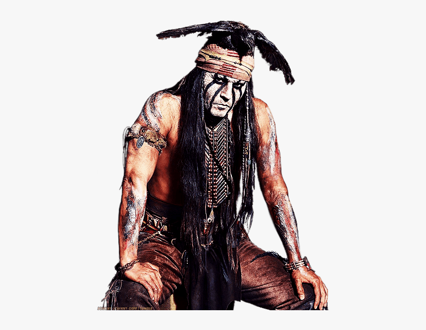 Johnny Depp Indian Clip Arts - Crow Johnny Depp Tonto, HD Png Download, Free Download