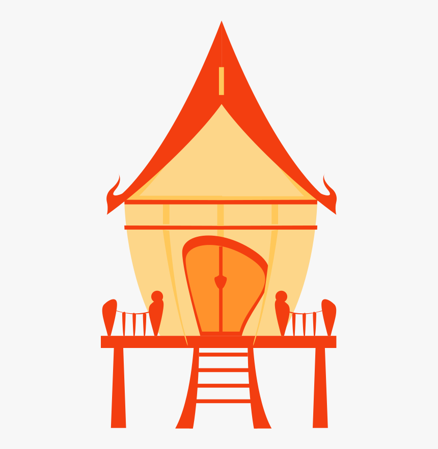 Thai Traditional House - Thai Clip Art, HD Png Download, Free Download