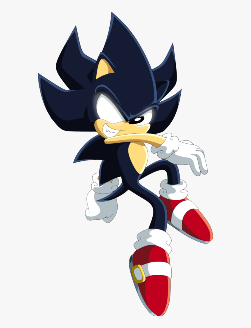 Transparent Dark Sonic Png - Shadow Dark Sonic The Hedgehog, Png Download -...