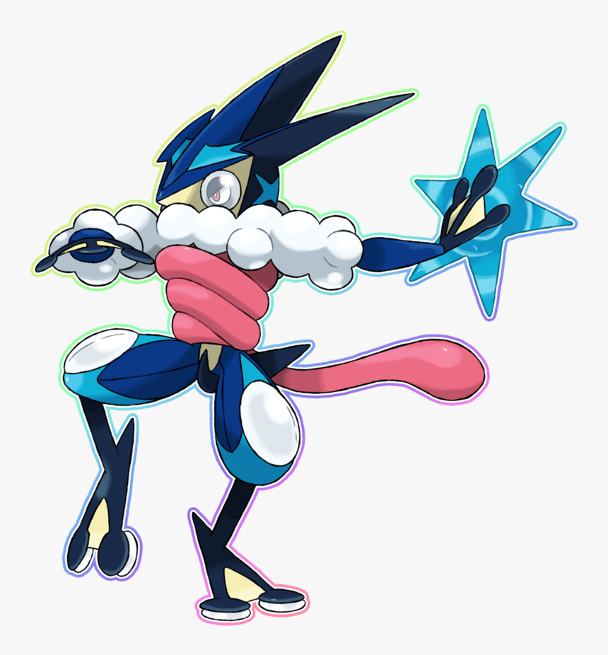 Transparent Greninja Png - Mega Evolução Do Greninja, Png Download, Free Download