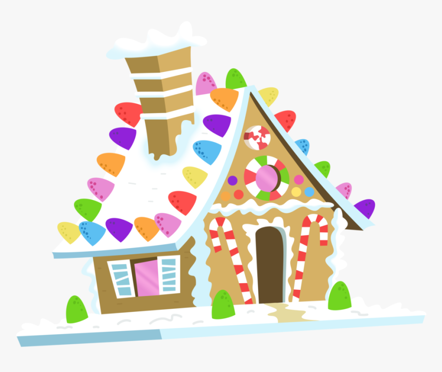 House Clipart Gingerbread Man - Gingerbread House Cartoon Png, Transparent Png, Free Download