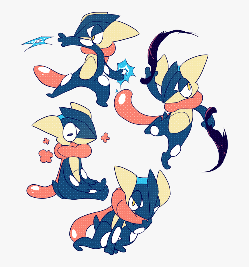 Pokemon Greninja Drawing, HD Png Download, Free Download