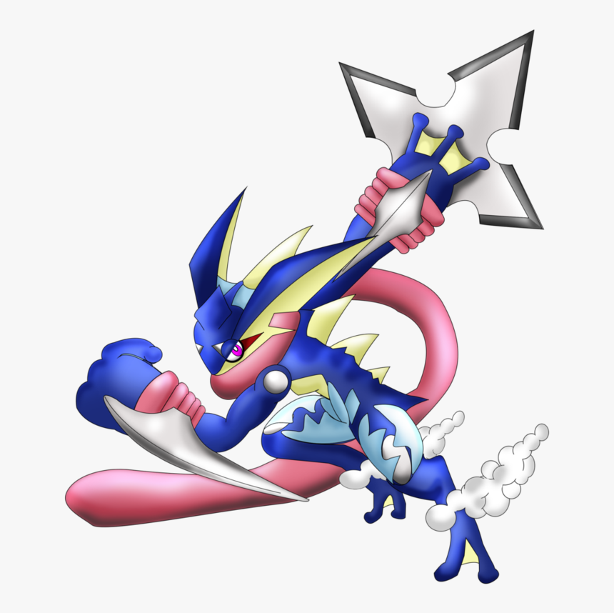 Mega Greninja Wallpaper - Shiny Mega Ash Greninja, HD Png Download, Free Download