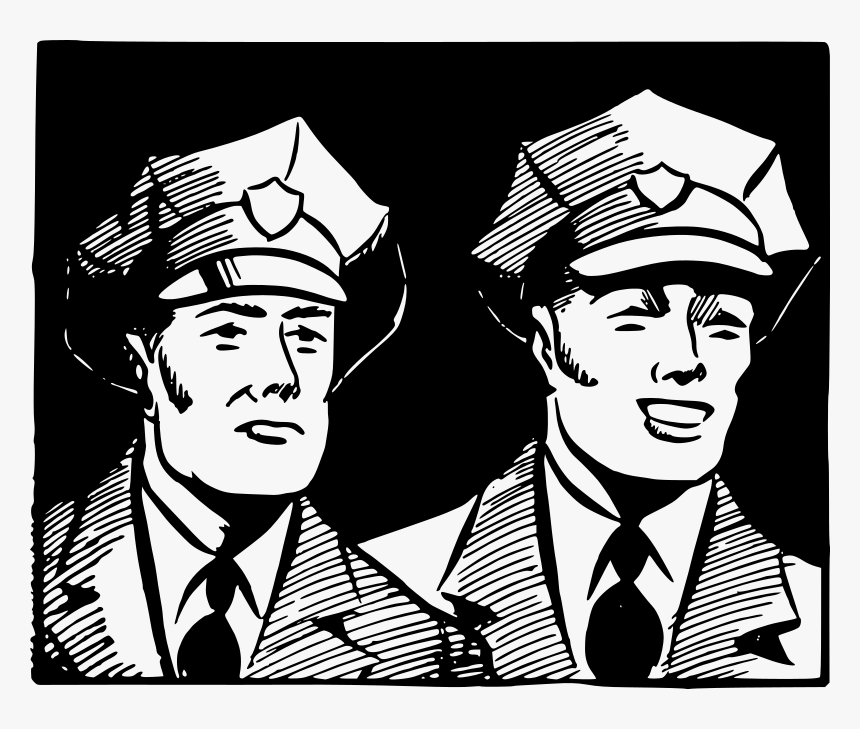 Two Cops - Illustration, HD Png Download, Free Download