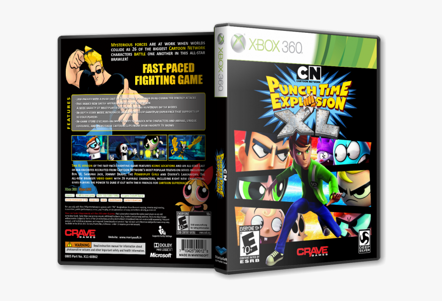 Punch Time Explosion Xl Box Art Cover - Cartoon Network Punch Time Explosion Game, HD Png Download, Free Download