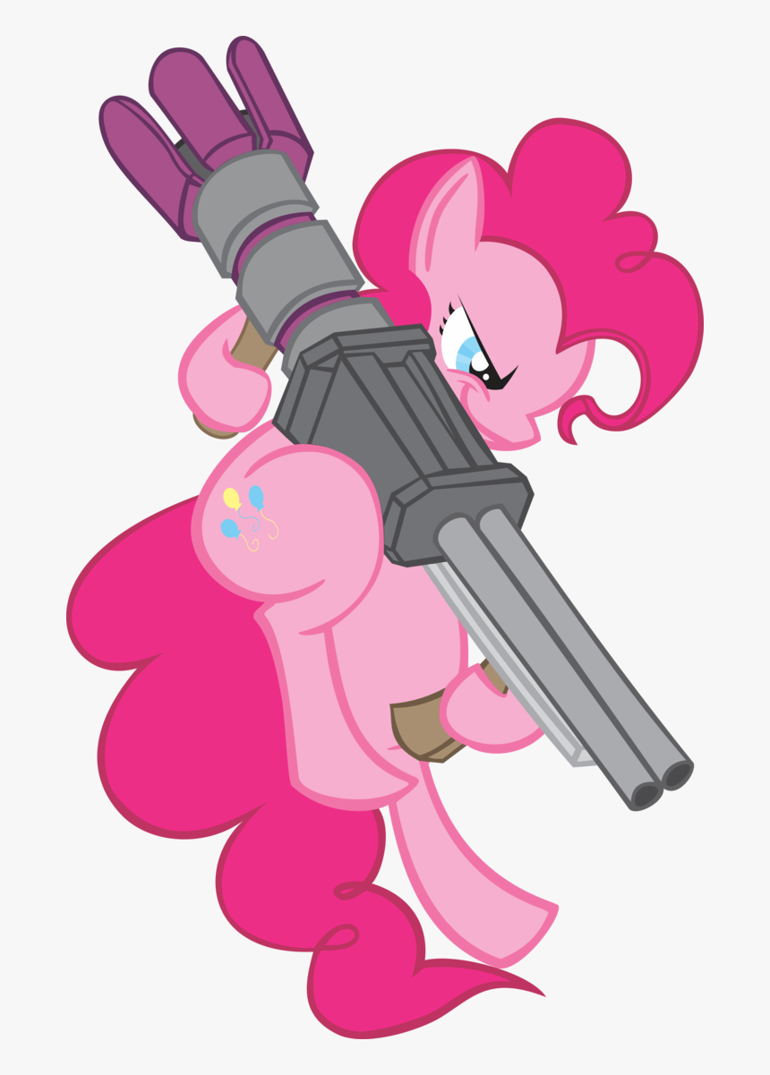 Pinkie Pie Holding Gun - Pinkie Pie With A Gun, HD Png Download, Free Download