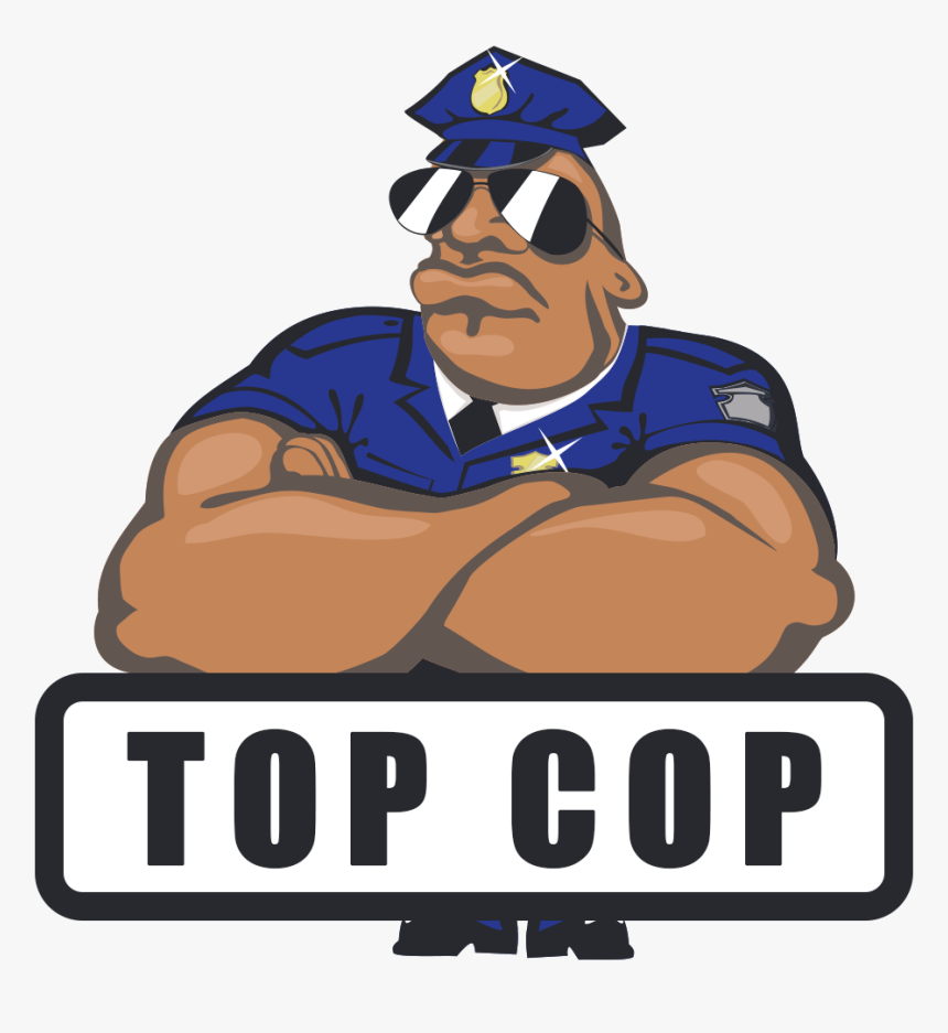 Officer Clipart Police Detective - Top Cop Cartoon, HD Png Download, Free Download