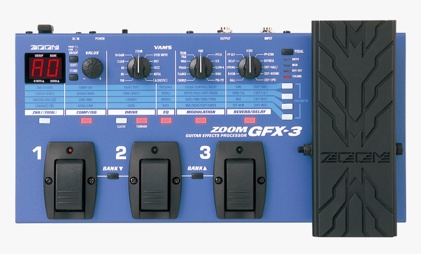 Zoom Gfx 3 Guitar Effects Processor Price, HD Png Download, Free Download