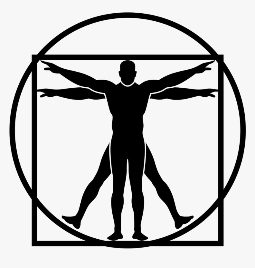 Vitruvian Man Png , Png Download - Vitruvian Man Vector Free, Transparent Png, Free Download