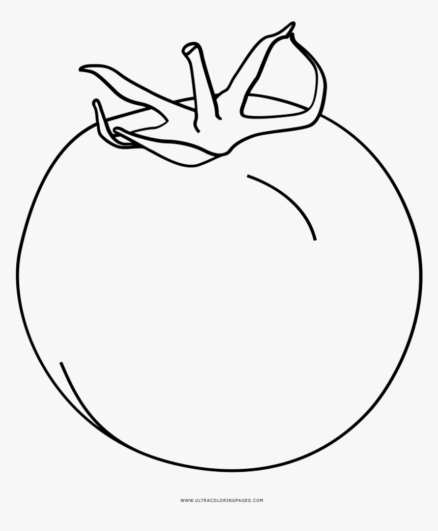 Tomato Coloring Page, HD Png Download, Free Download