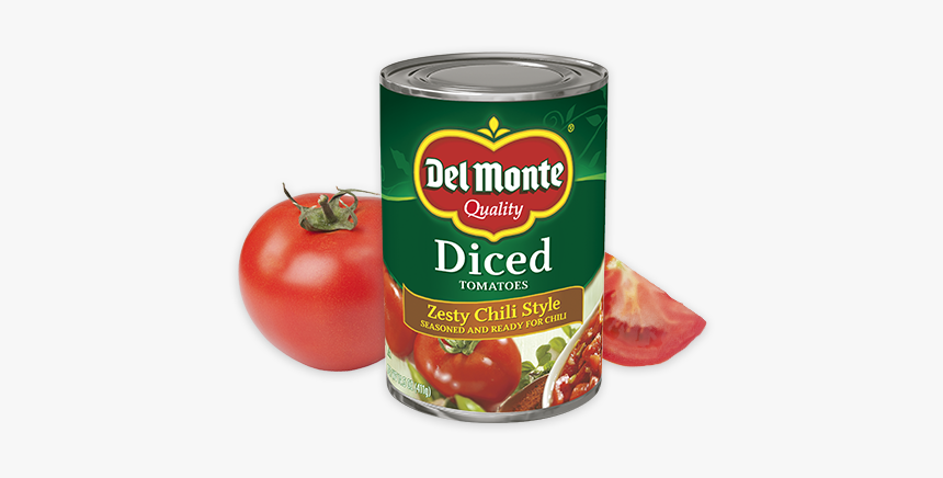 Zesty Chili Style - Del Monte Diced Tomato Garlic Onion, HD Png Download, Free Download