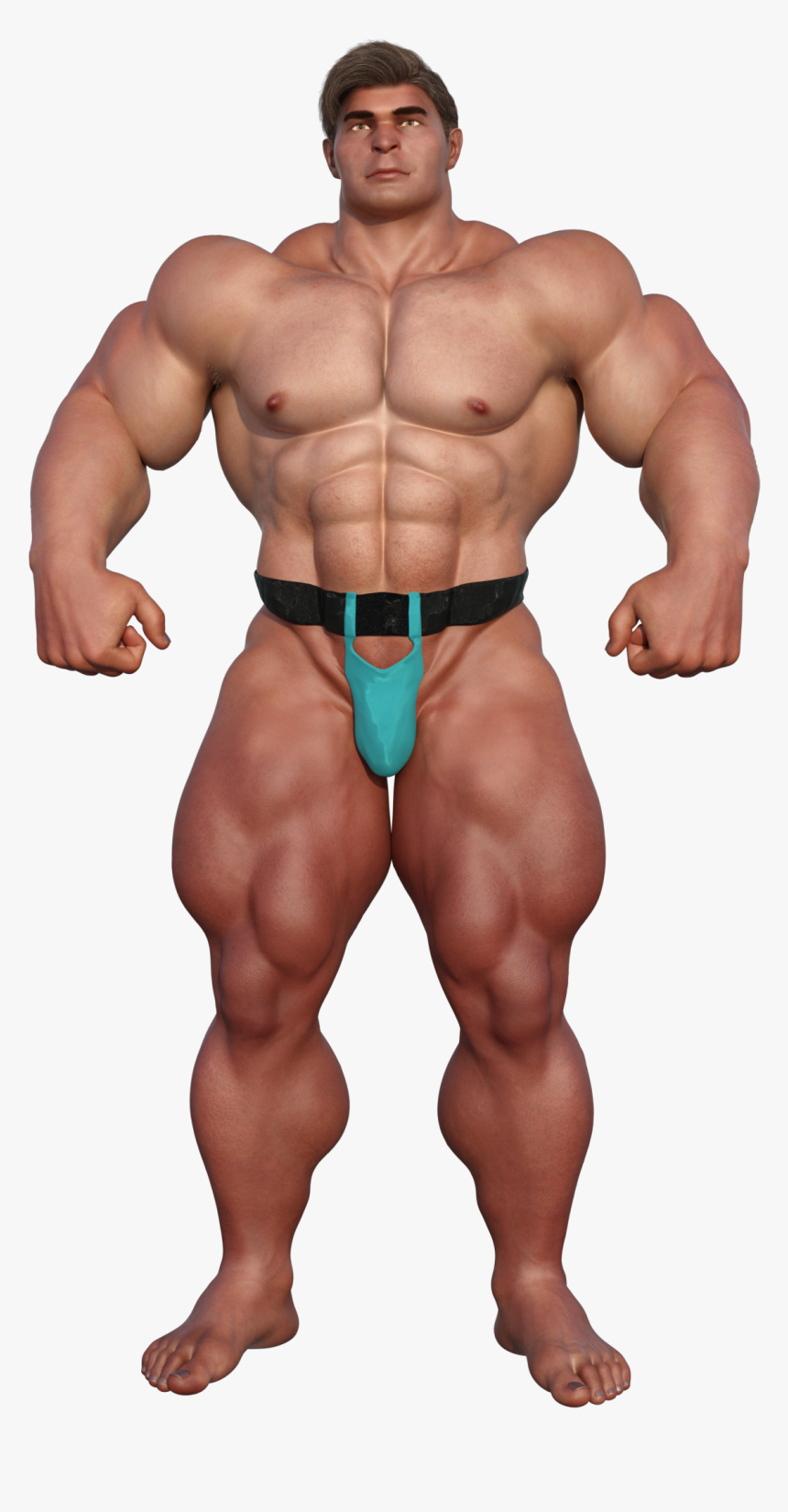 Clip Art Body Builder Poses - Bodybuilder Png, Transparent Png, Free Download