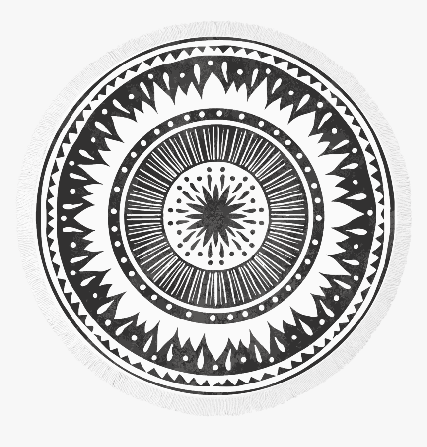 Surya Roundie Beach Towels By Mimosa Inc - Sticker, HD Png Download, Free Download
