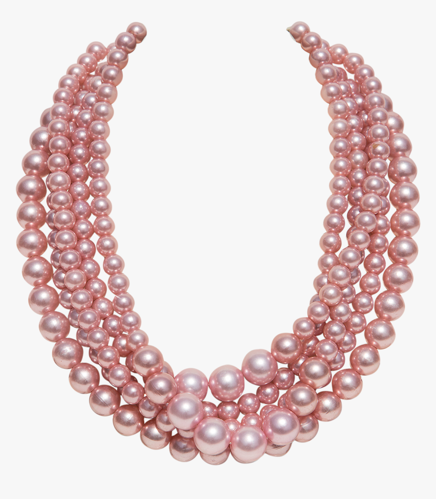 Pink Pearl Necklace Png Freeuse - Pearl Necklace India Online, Transparent Png, Free Download