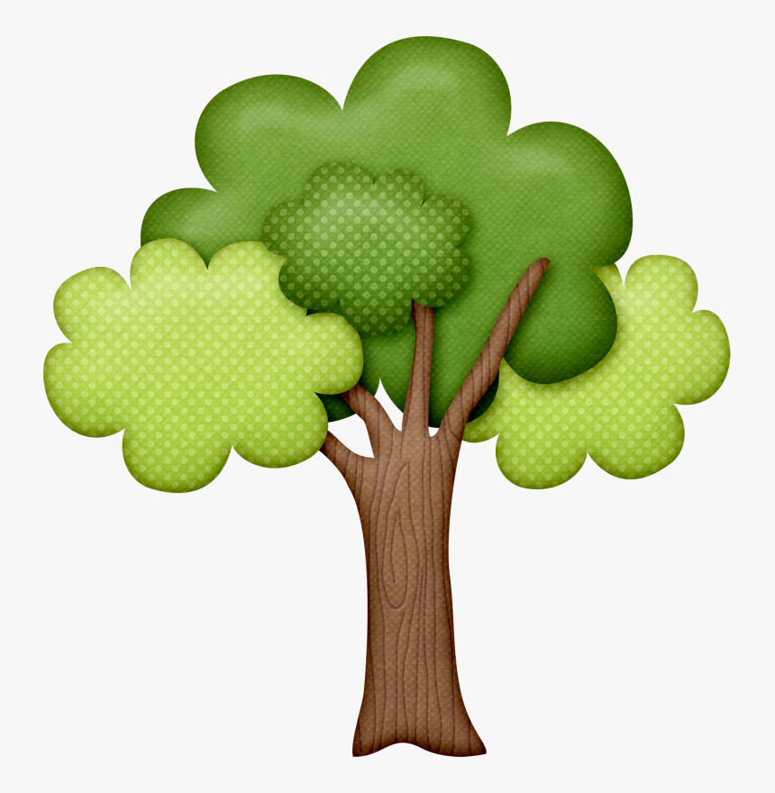 Clipart Forest Arboles - Clipart Cute Tree, HD Png Download, Free Download