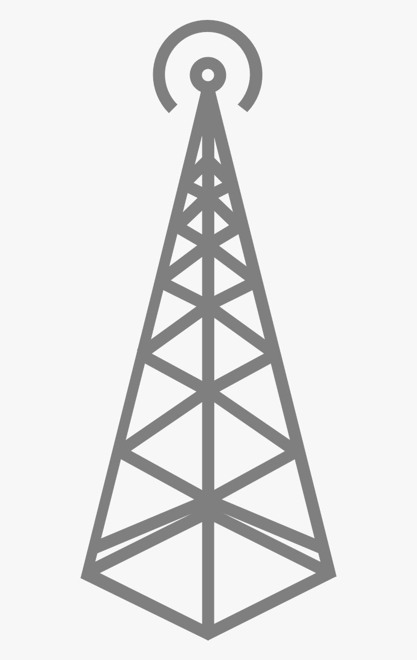 Cell Phone Tower Drawing, HD Png Download, Free Download