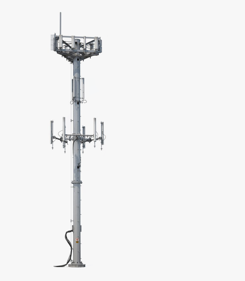 Transparent Radio Tower Png Cell Tower 3d Model Free Png Download Kindpng