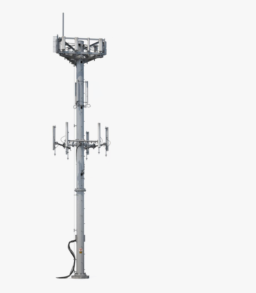 Transparent Radio Tower Png - Cell Tower 3d Model Free, Png Download, Free Download