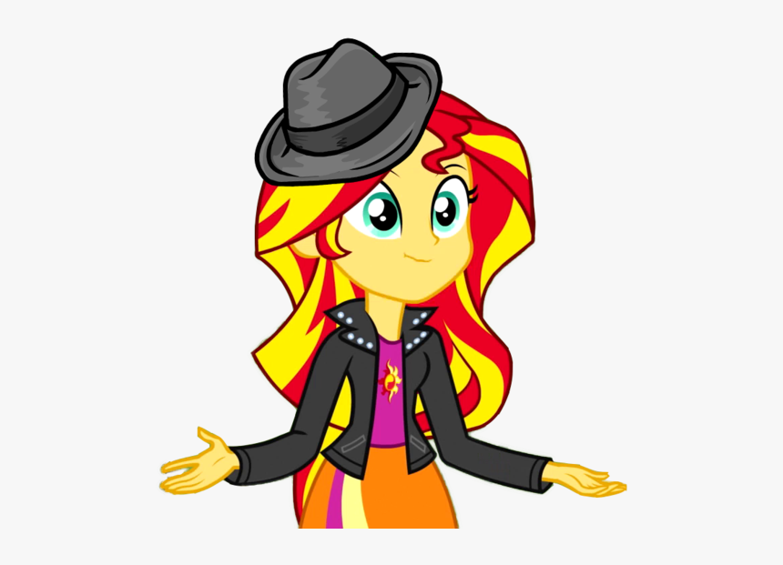 Mlp Sunset Shimmer Blushing, HD Png Download - kindpng.