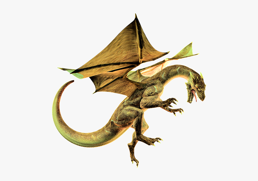 Dragon, Fantasy, Reptile, Creature, Wings, 3d, Render - Fantasy Dragon Transparent, HD Png Download, Free Download