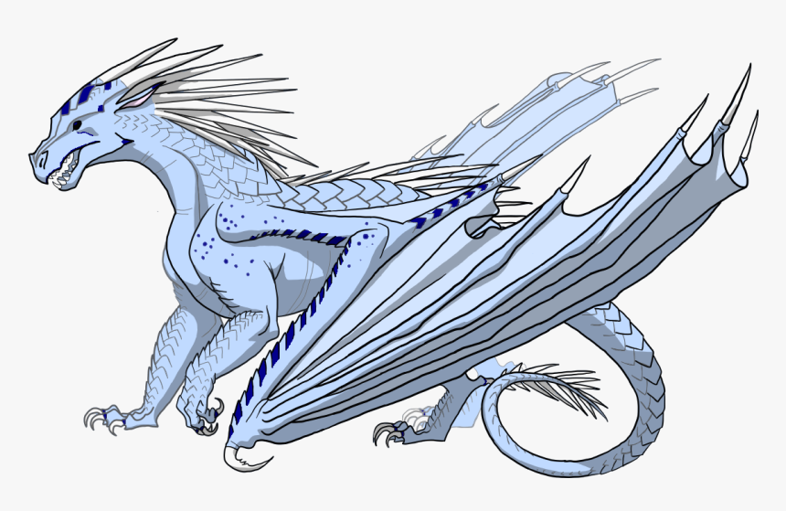 Transparent Fire Breathing Dragon Png - Wings Of Fire Dragons Icewing, Png Download, Free Download