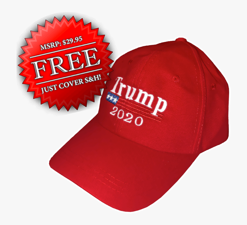 Free Trump Hat Red - Baseball Cap, HD Png Download, Free Download