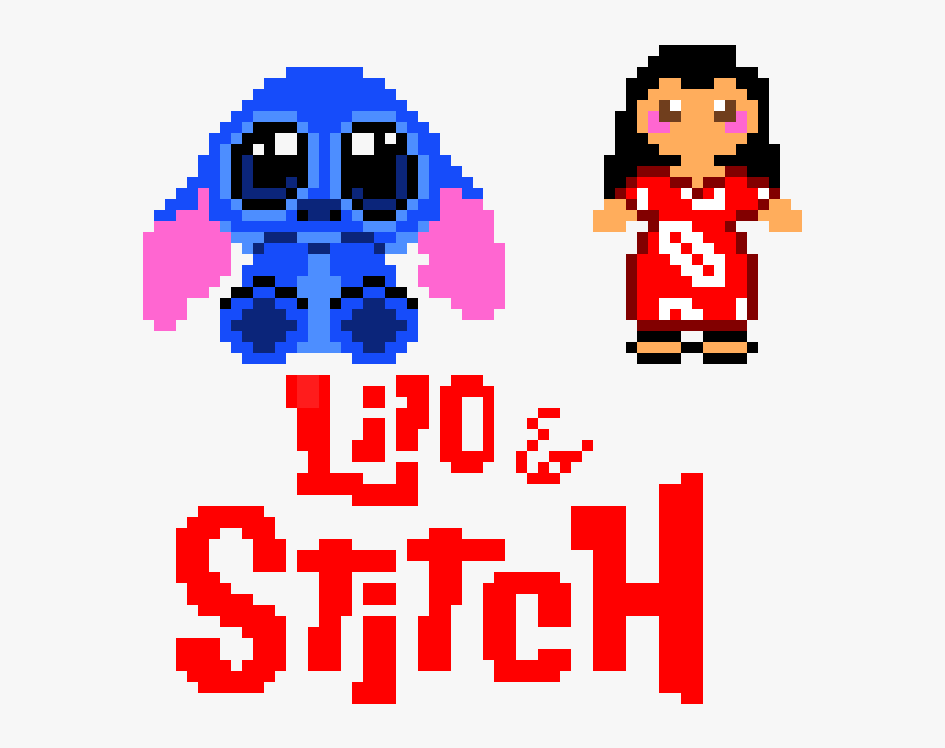 Lilo And Stitch Pixel, HD Png Download, Free Download