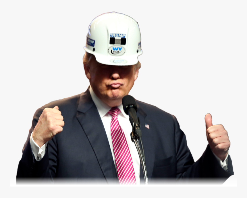 Trump With Construction Hat, HD Png Download, Free Download