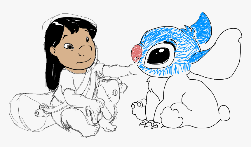 [drawing] Lilo And Stitch Sketches, HD Png Download, Free Download