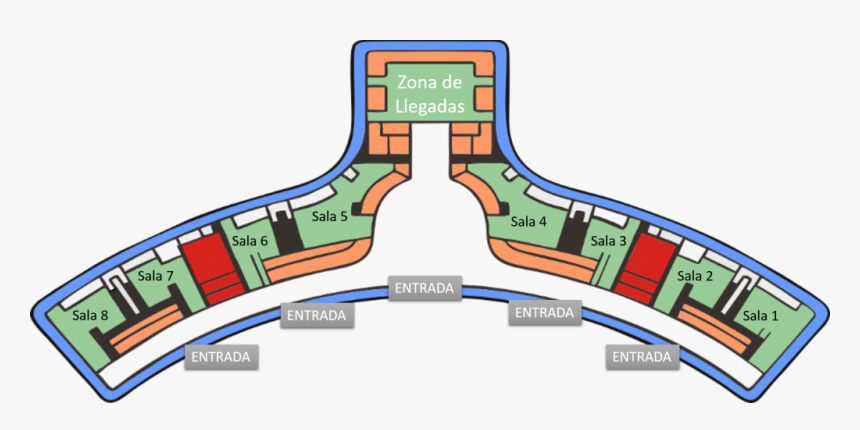 Transparent Flecha Roja Png - Central Del Norte Mapa, Png Download, Free Download