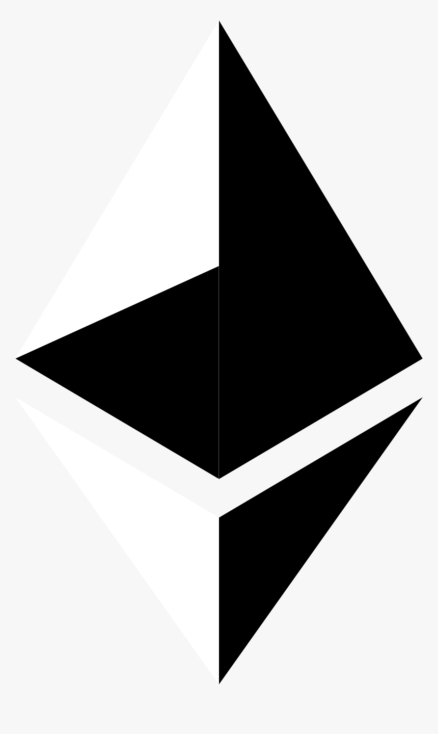 Ethereum Logo Black And White - Black Arrow Mark Png, Transparent Png, Free Download