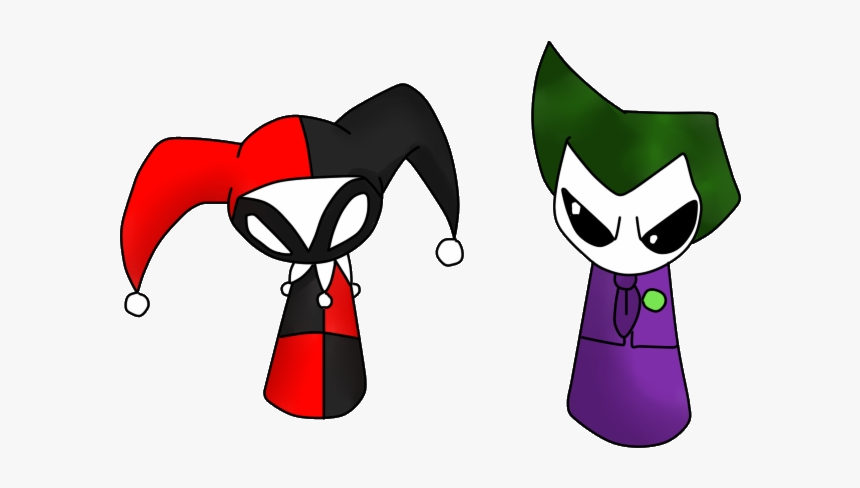 Easy Free Joker Clipart Clip Art On Transparent Png - Harley Quinn Cartoon Drawing Easy, Png Download, Free Download