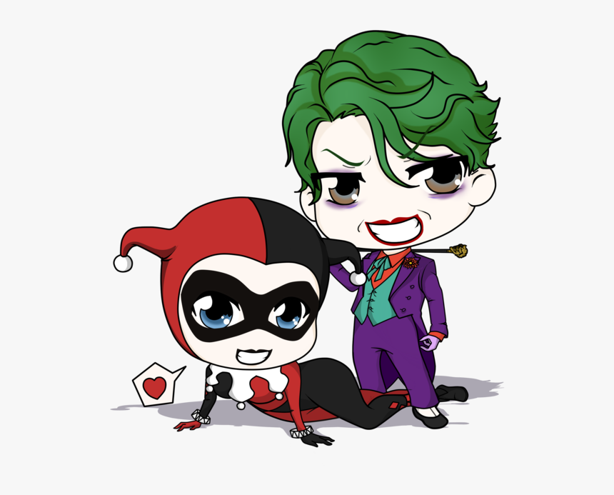Joker, Evil Jester With Insidious Smile, Angry Card - Harley Quinn Y Joker Bebe, HD Png Download, Free Download