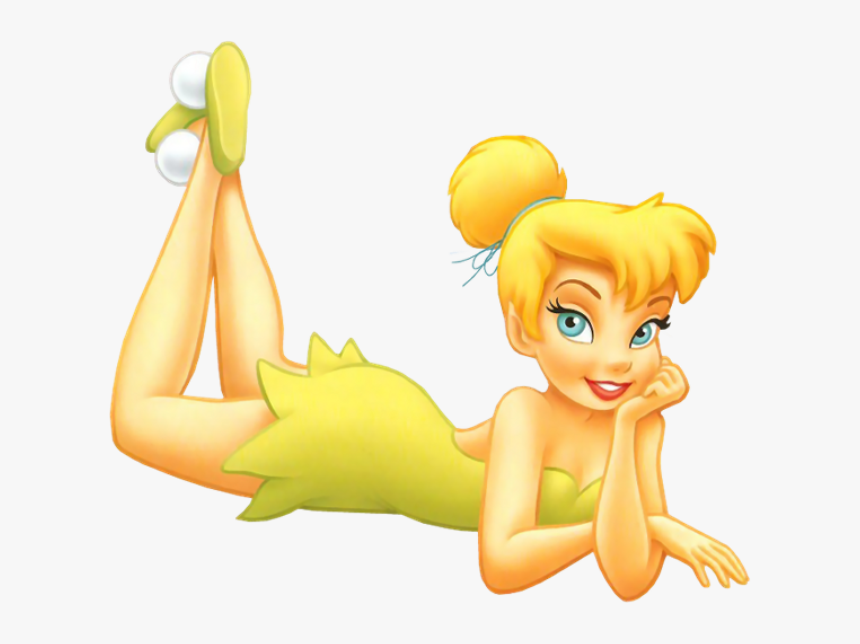 Tinker Bell 6 - Tinker Bell Laying Down, HD Png Download, Free Download