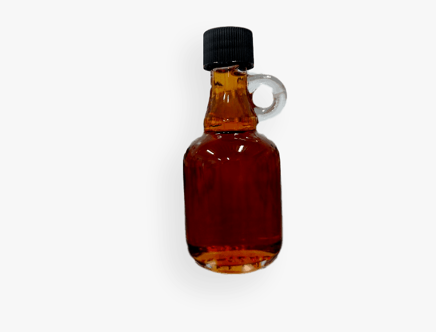 Glass Bottle Filled With Wisconsin Natural Maple Syrup - Glass Bottle, HD Png Download, Free Download