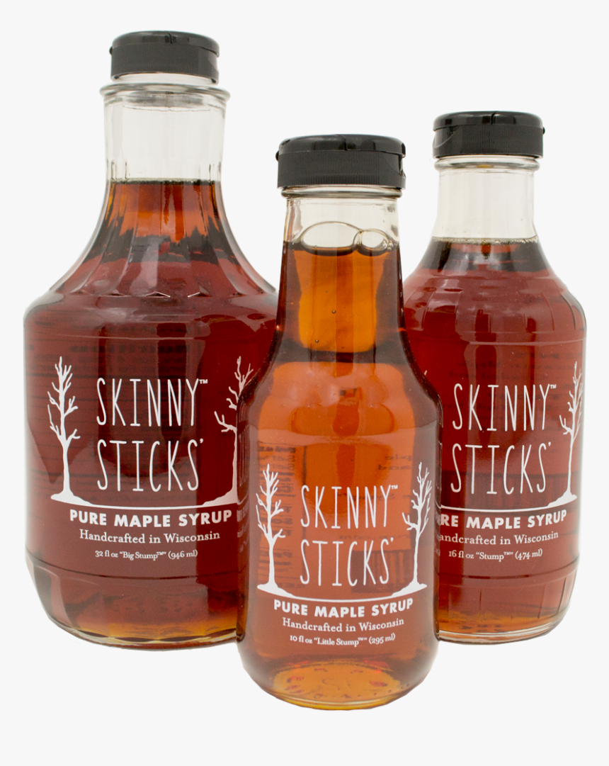 Skinny Sticks Maple Syrup 32 Oz, HD Png Download, Free Download
