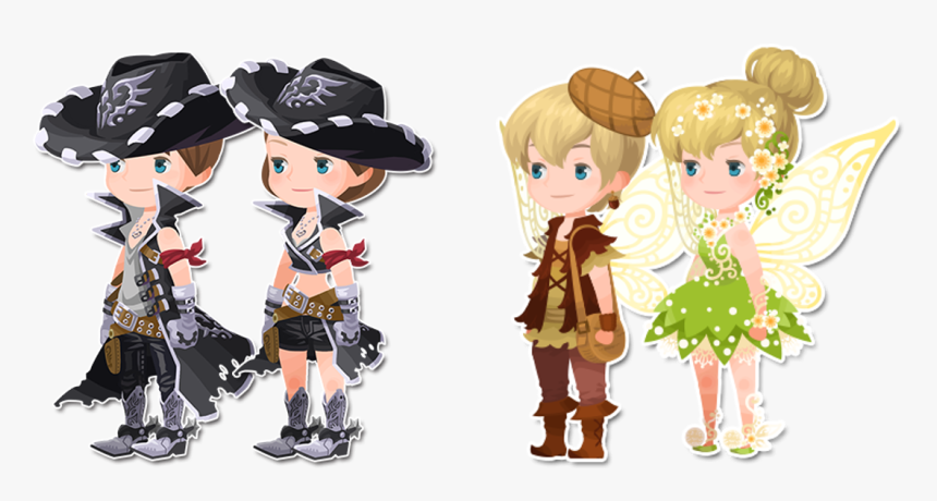 February Coliseum, Terence, Tinker Bell - Kingdom Hearts Union Cross Avatar Boards, HD Png Download, Free Download
