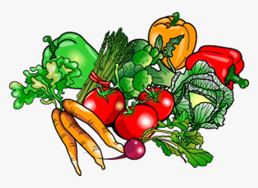 Clipart Vegetable Garden - Transparent Background Vegetables Clipart, HD Png Download, Free Download