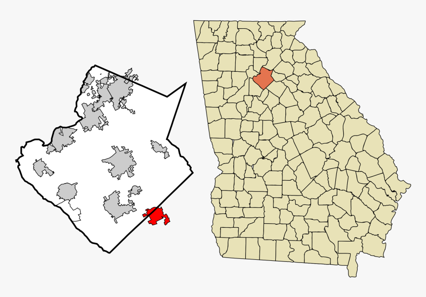 Best Places To Live In Loganville , Georgia - Dahlonega Ga On Map, HD Png Download, Free Download