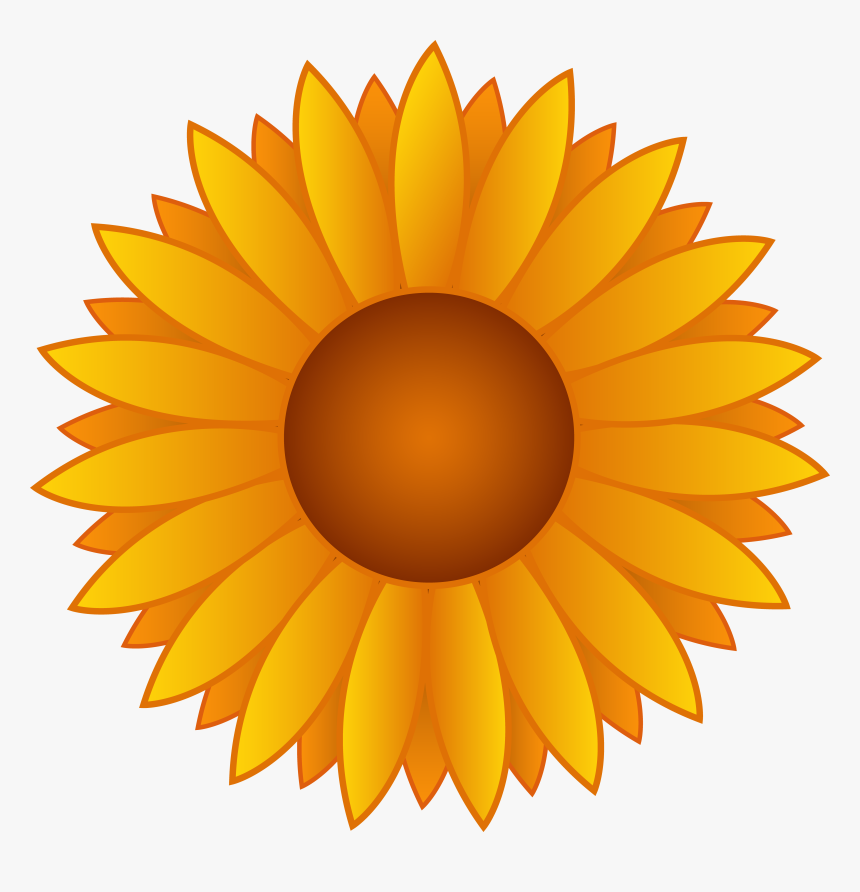 Sunflower Clipart Free Clip Art Images - Sunflower Clipart, HD Png Download, Free Download