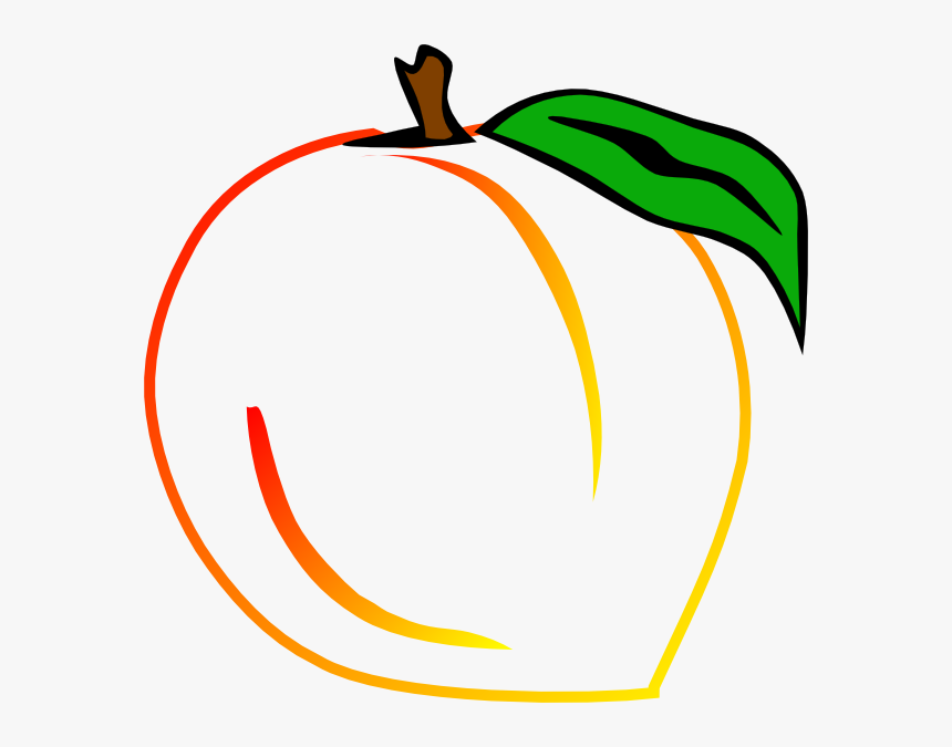 Transparent Peach Png - Georgia Peach Clip Art, Png Download, Free Download