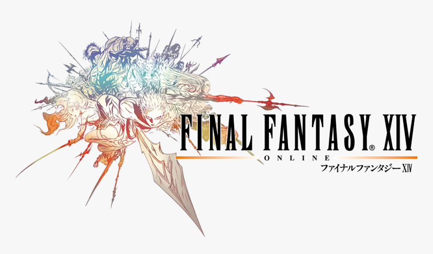 Final Fantasy Xiv Ff1 Logo - Final Fantasy 14 Logo, HD Png Download, Free Download