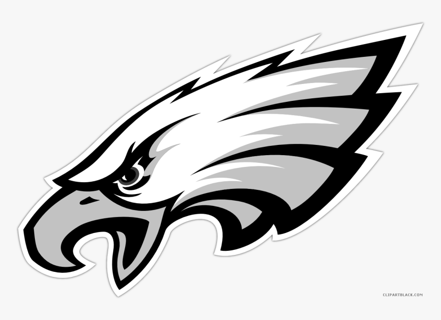 Eagle Animal Free Black White Clipart Images Clipartblack - Philadelphia Eagles Logo, HD Png Download, Free Download