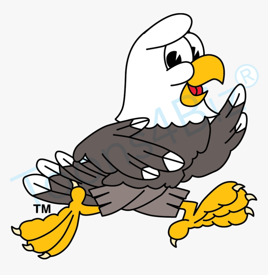 Eagle Clipart Baby - Cartoon Eagle, HD Png Download, Free Download
