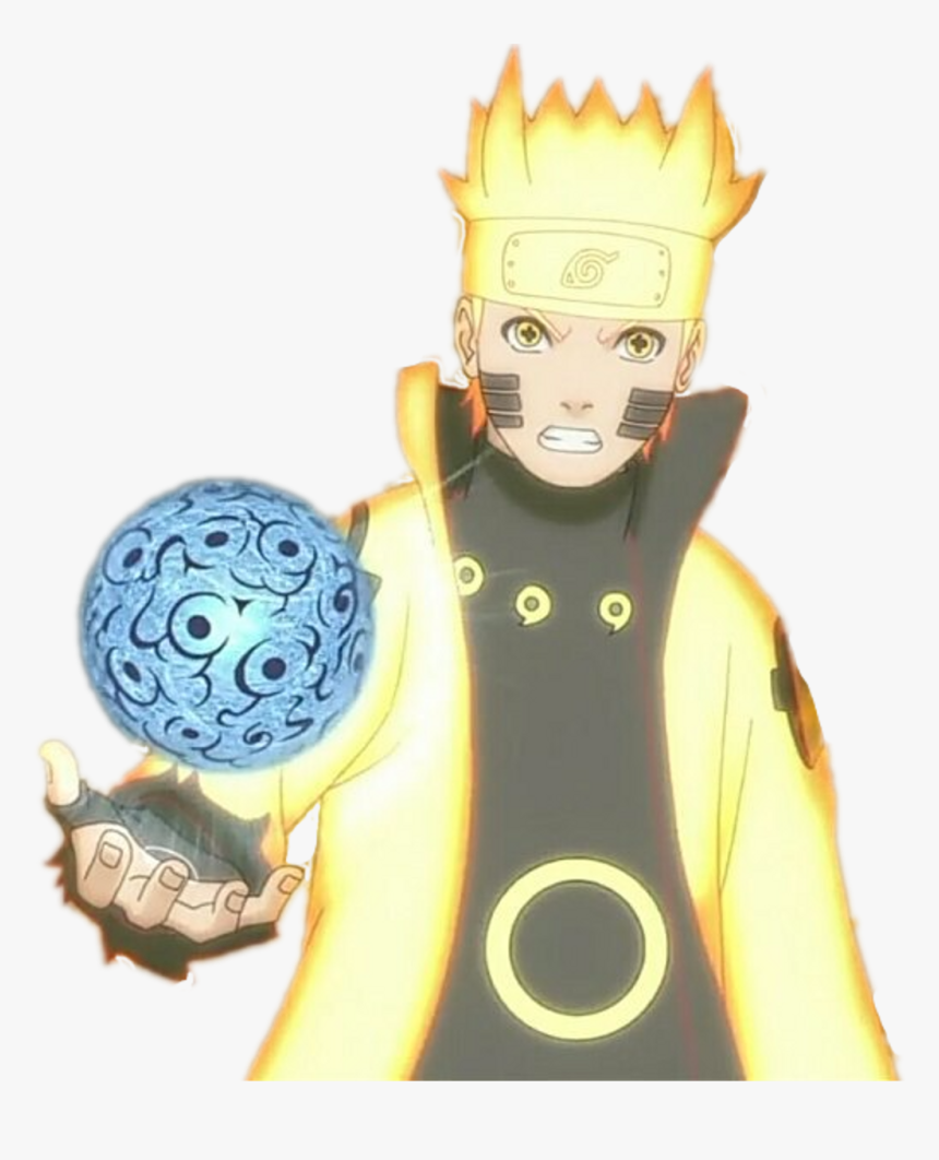 #naruto #rasengan #ashura #sixpaths #sagemode - Naruto Sage Mode Rasengan, HD Png Download, Free Download