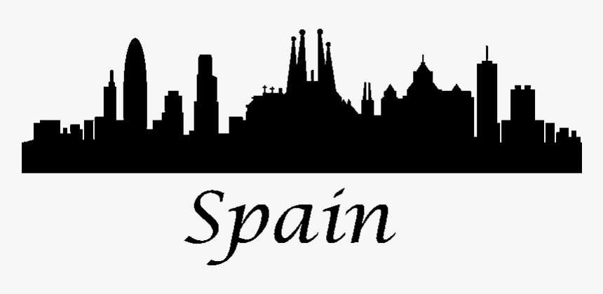 Barcelona Skyline Silhouette - London England Skyline Silhouette, HD Png Download, Free Download