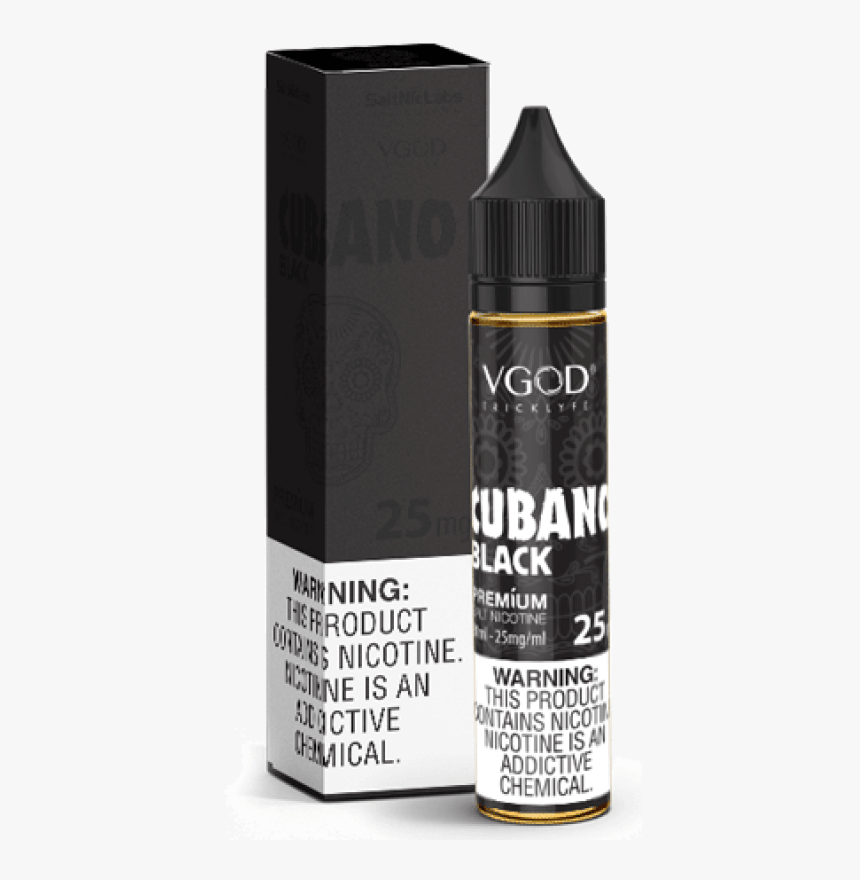 Cubano Black By Vgod Salt Nic 30ml - Cosmetics, HD Png Download, Free Download