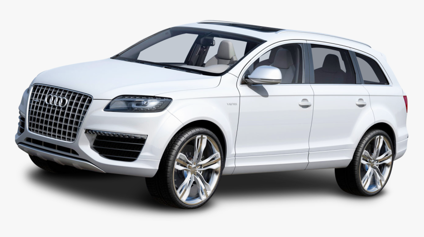 White Audi Car Png Image - Audi Q7 2007 V12, Transparent Png, Free Download